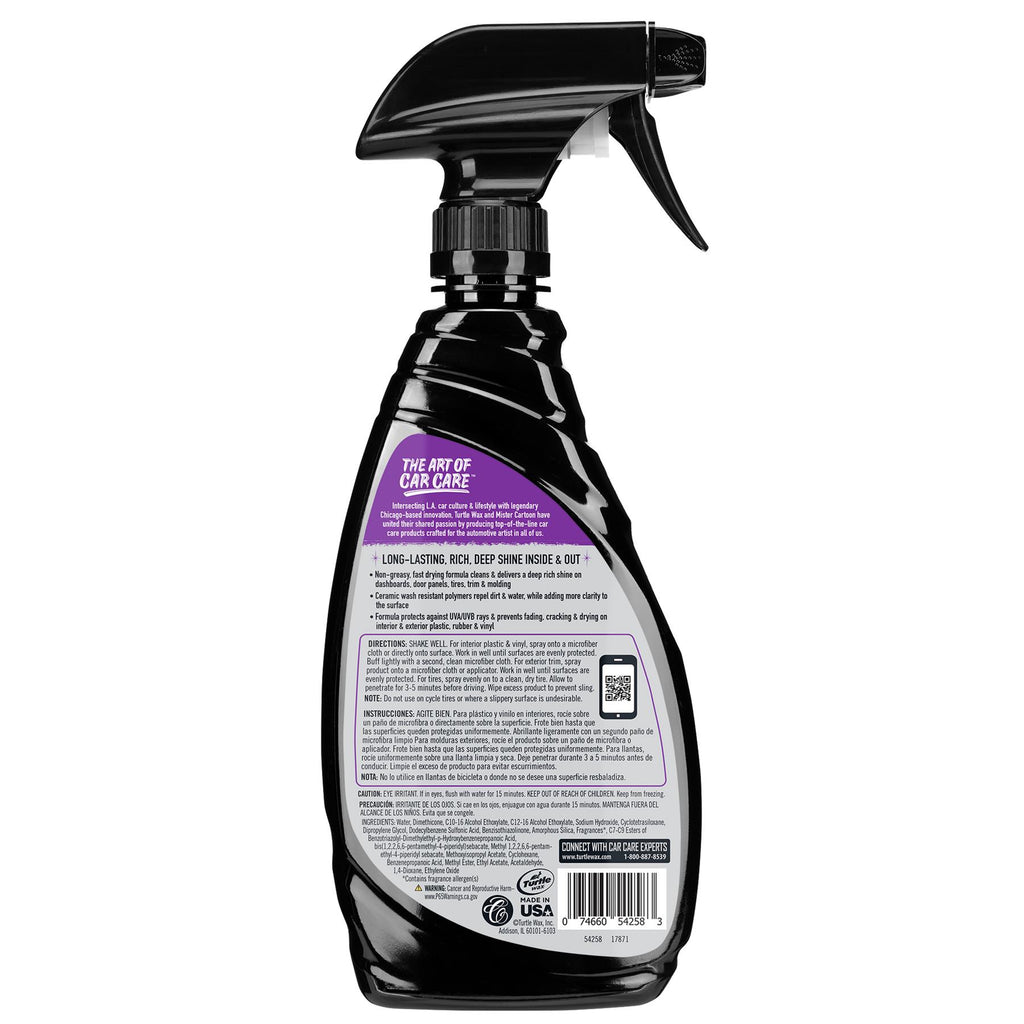 Interior & Exterior Protectant - Plastic, Rubber, & Vinyl