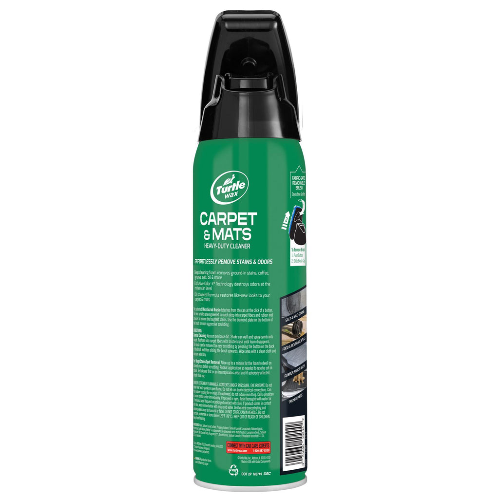 Turtle Wax 50600 Power out Rubber Floor Mat Heavy Duty Cleaner 18 Oz. for  sale online