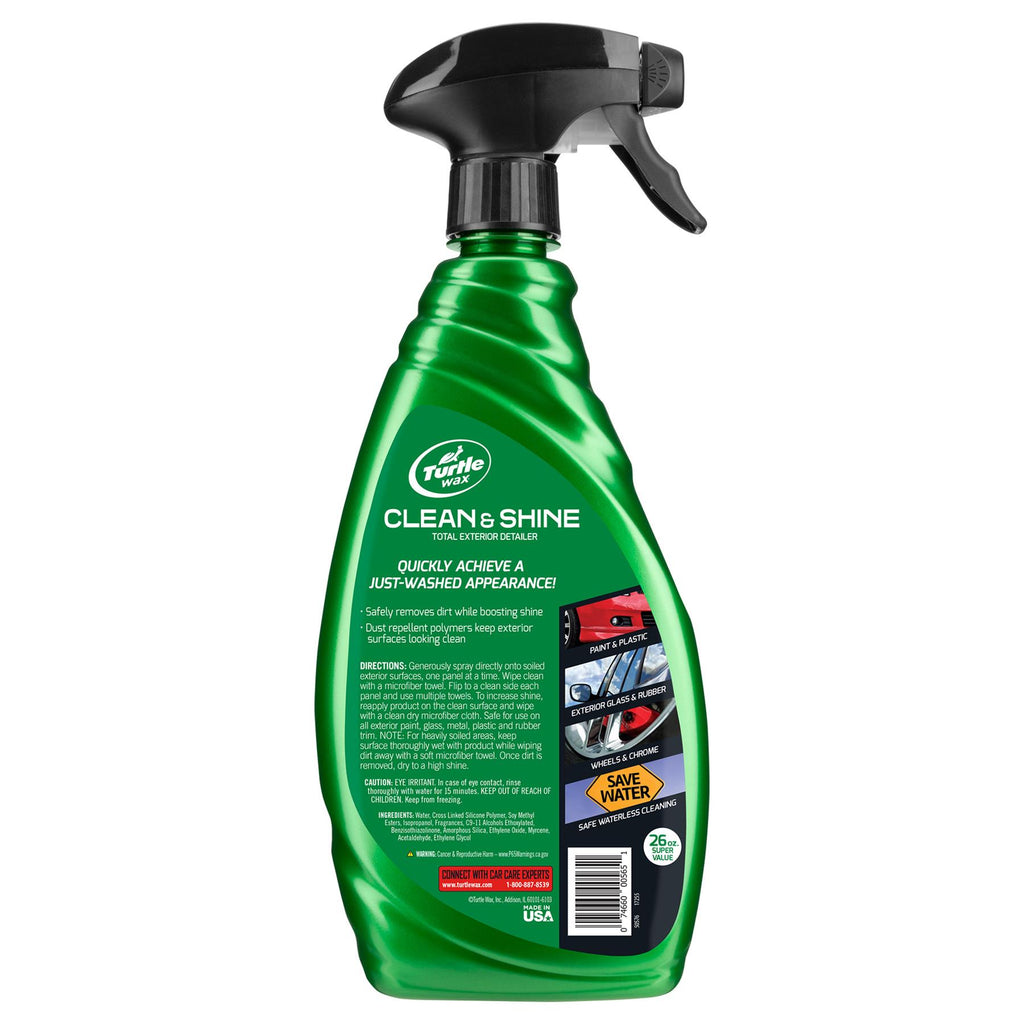 Clean & Shine Car Detailing Spray, Spray Wax