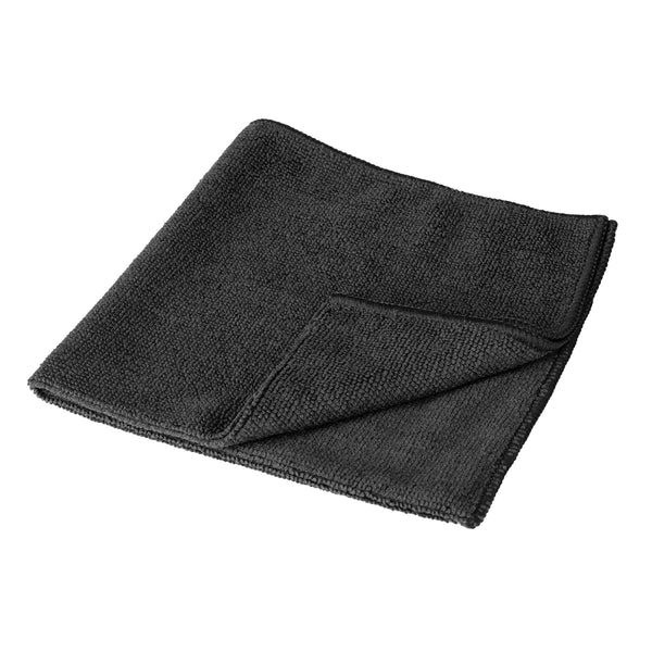 Black Microfiber Towel