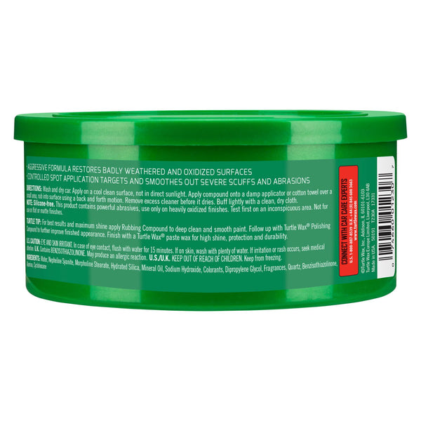 Turtle Wax T-230A Rubbing Compound Paste at Sutherlands