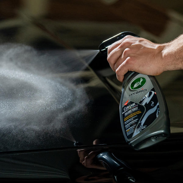 Hi-Lustre Nano Carnauba Spray Wax, Instant Shine Car Wax to Seal & Maintain  Paint UV-Blocking, Hydrophobic Car Detailer Wax, Streak-Free and Safe for