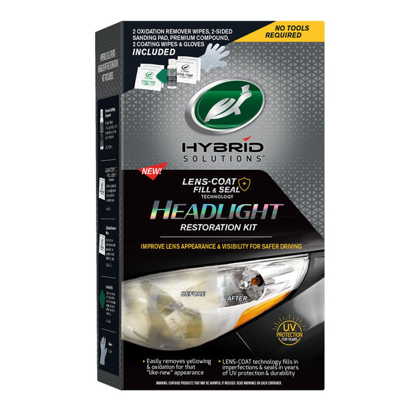 turtle 🐢 wax 2in1 headlight cleaner & sealant is a fast way to restore  headlights 
